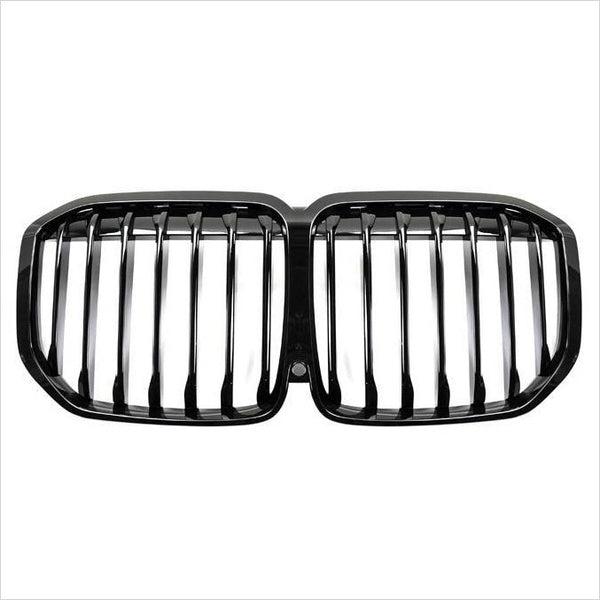 AutoTecknic Painted Gloss Black Front Grilles BMW G07 X7