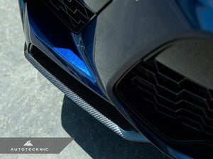 AutoTecknic Performance Dry Carbon Fiber Splitter Set BMW F95 X5M