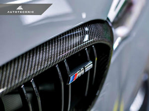 AutoTecknic Carbon Fiber Front Grille Surrounds BMW F90 M5 Pre-LCI