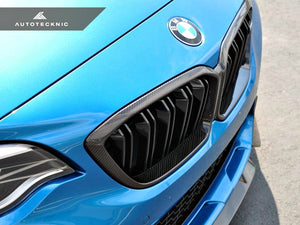 AutoTecknic Dry Carbon Fiber Grille Surrounds BMW F87 M2 Competition