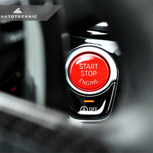 AutoTecknic Bright Red Start Stop Button Toyota Supra A90