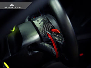 AutoTecknic Carbon Fiber Steering Wheel Top Cover BMW G80 M3 G82 M4