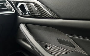 AutoTecknic Dry Carbon Interior Door Handle Trim Set BMW G82 M4