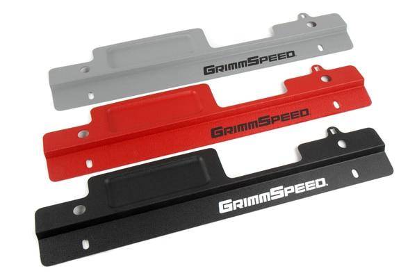 GrimmSpeed 02-07 Subaru Impreza/WRX / 04-07 STI Radiator Shroud w/Tool Tray - Red