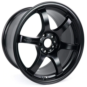 Gram Lights 57DR 19x8.5 +35 5-112 Semi Gloss Black Wheel