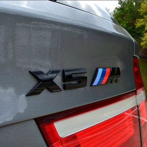 iND Painted Black Trunk Emblem BMW E70 X5M