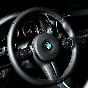 iND Carbon Fiber Steering Wheel Trim BMW F-Chassis M2 M3 M4 M5 M6