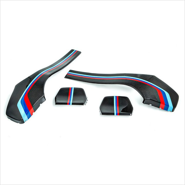 iND Painted Dry Carbon Fiber Seat Back Overlay Covers BMW F80 M3