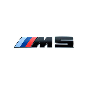 iND M5 Painted Matte Black Trunk Emblem BMW F90 M5