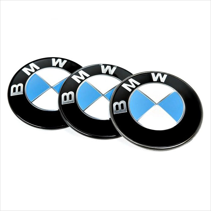 iND Painted Gloss Black Trunk Roundel Emblem BMW G01 X3 G02 X4
