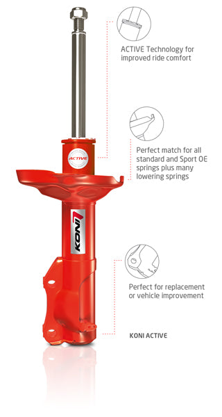 Koni Special Active Shock FSD 09-17 Volvo XC60 FWD/AWD Left Front