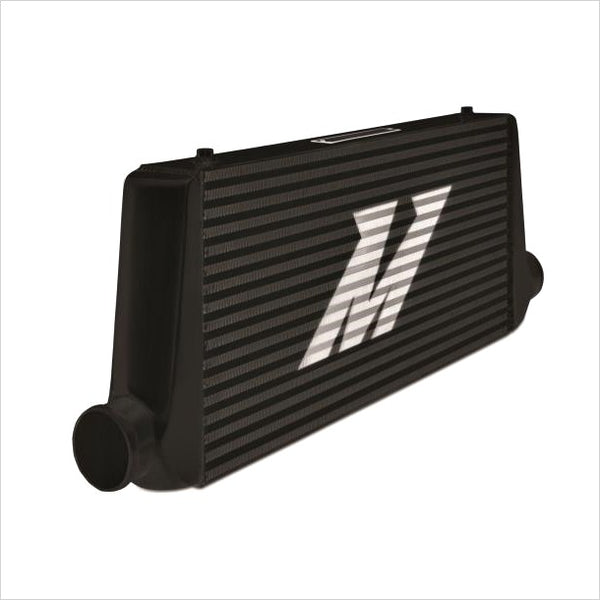 Mishimoto Universal Black R Line Intercooler Overall Size: 31x12x4 Core Size: 24x12x4 Inlet / Outlet