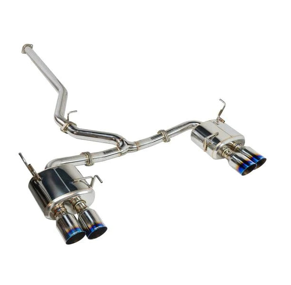 Remark 2022+ Subaru WRX Cat-Back Exhaust w/ Burnt Stainless Tip Cover