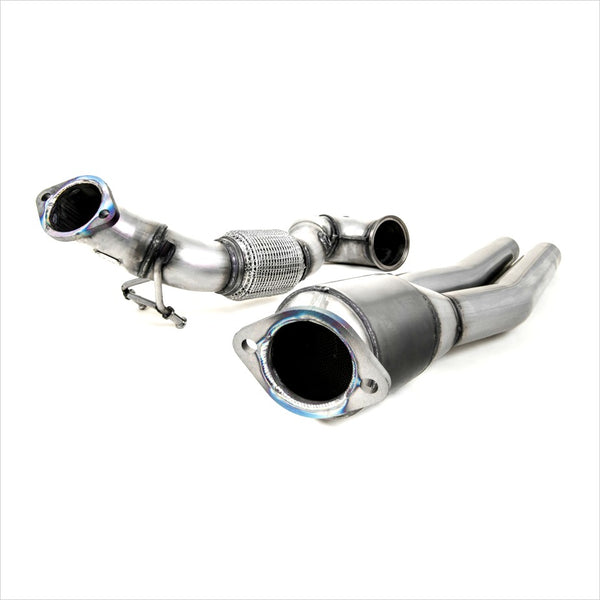 Milltek Downpipe Large Bore with Hi Flow Sport Cats Audi RS3 (8V) 2.5T