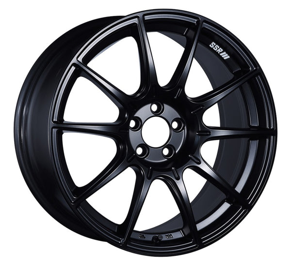 SSR GTX01 19x9.5 5x114.3 35mm Offset Flat Black Wheel 04-08 TL / 93-98 Supra