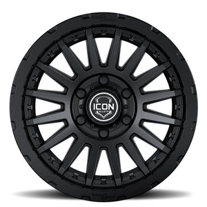 ICON Recon Pro 17x8.5 5x5 -6mm Offset 4.5in BS 71.5mm Bore Satin Black Wheel