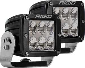 Rigid Industries D2 HD Black- Driving - Set of 2