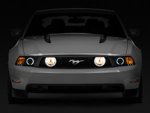 Raxiom 05-12 Ford Mustang GT LED Halo Fog Lights (Smoked)