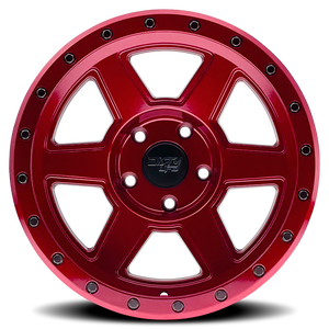 Dirty Life 9315 Compound 17x9 / 6x135 BP / -12mm Offset / 87.1mm Hub Crimson Candy Red Wheel