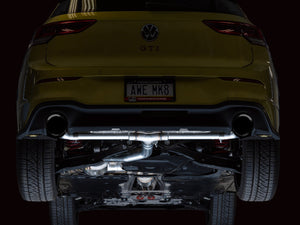 AWE 2022 VW GTI MK8 Touring Edition Exhaust - Diamond Black Tips