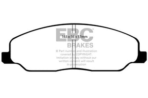 EBC 05-10 Ford Mustang 4.0 Yellowstuff Front Brake Pads