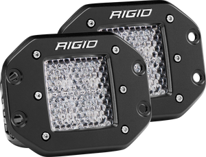 Rigid Industries Dually - Flush Mount - 60 Deg. Lens - Set of 2