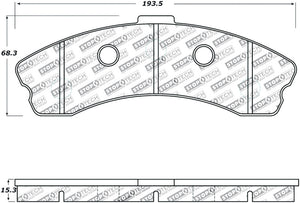 StopTech Performance 06-09 Chevrolet Corvette Z06 Front Brake Pads