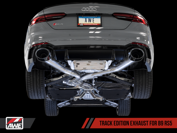 AWE Tuning Audi B9 RS5 Track Edition Exhaust w/ Diamond Black RS Tips