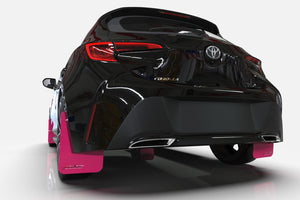 Rally Armor 18-23 Subaru Crosstrek Pink Mud Flap BCE Logo