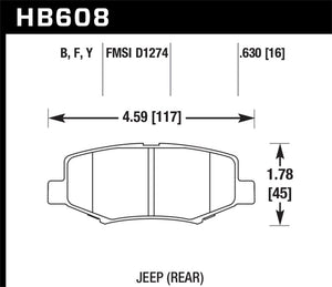 Hawk LTS Street Brake Pads