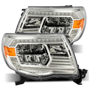 AlphaRex   05-11 Toyota Tacoma LUXX-Series LED Crystal Headlights Chrome