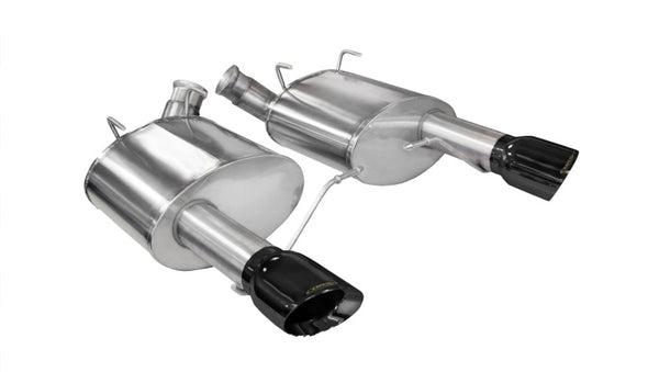 Corsa 11-14 Ford Mustang GT/Boss 302 5.0L V8 Black Sport Axle-Back Exhaust