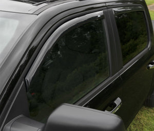 AVS 2019 RAM 1500 Crew Cab Ventvisor In-Channel Window Deflectors - 4pc - Smoke