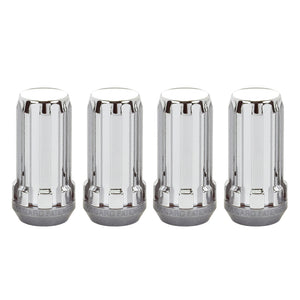 McGard SplineDrive Lug Nut (Cone Seat) M14X1.5 / 1.935in. Length (4-Pack) - Chrome (Req. Tool)