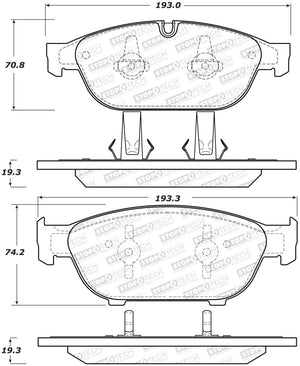 StopTech Street Brake Pads - Front