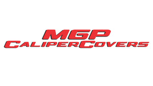 MGP 4 Caliper Covers Engraved Front & Rear SHO Red finish silver ch