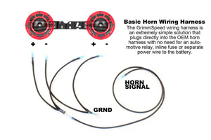 GrimmSpeed 02-14 Subaru WRX/STI Hella Horn Wiring Harness