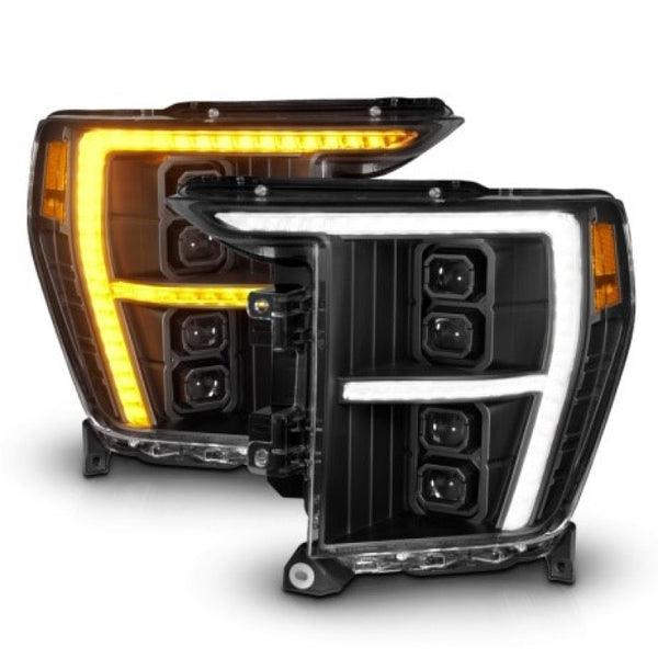 ANZO 21-23 Ford F-150 (w/Factory Halogen) Z-Series Full LED Proj Headlights - Driver Side ONLY
