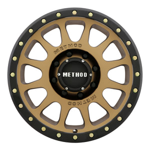 Method MR305 NV 20x9 +18mm Offset 8x170 130.81mm CB Method Bronze/Black Street Loc Wheel