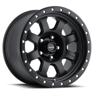 Raceline 929B Avenger 17x9in / 8x165.1 BP / -12mm Offset / 130.81mm Bore - Satin Black Wheel