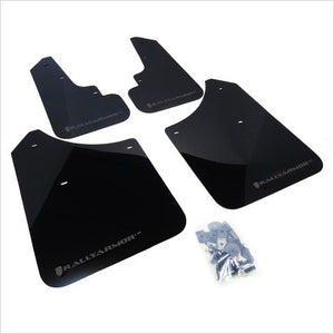 Rally Armor UR Mud Flaps Black with Grey Logo Forester (2004-2008)