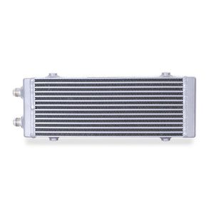 Mishimoto Universal Medium Bar and Plate Dual Pass Silver Oil Cooler