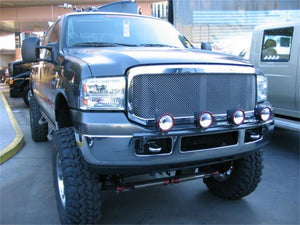 N-Fab Light Bar 99-07 Ford F250/F350 Super Duty/Excursion - Gloss Black - Light Tabs