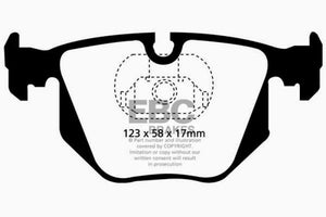 EBC 01-07 BMW M3 3.2 (E46) Ultimax2 Rear Brake Pads