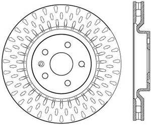 StopTech Slotted & Drilled Sport Brake Rotor