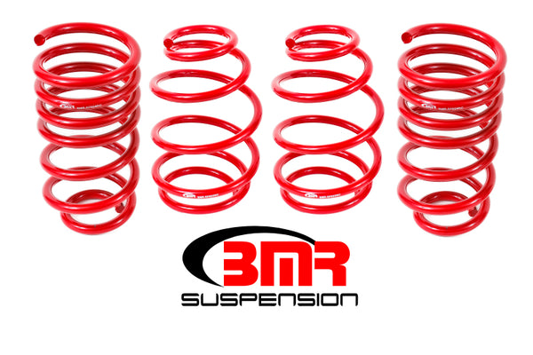 BMR 10-15 5th Gen Camaro V8 Lowering Spring Kit (Set Of 4) - Red