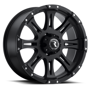 Raceline 981 Raptor 16x8in / 6x139.7 BP / 0mm Offset / 106.1mm Bore - Satin Black Wheel