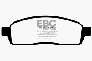 EBC 04 Ford F150 4.2 (2WD) 6 Lug Greenstuff Front Brake Pads