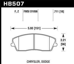 Hawk Performance Ceramic Street Brake Pads