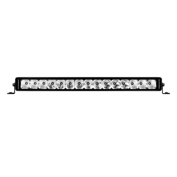 Go Rhino Xplor Bright Series Sgl Row LED Light Bar (Side/Track Mount) 20.5in. - Blk